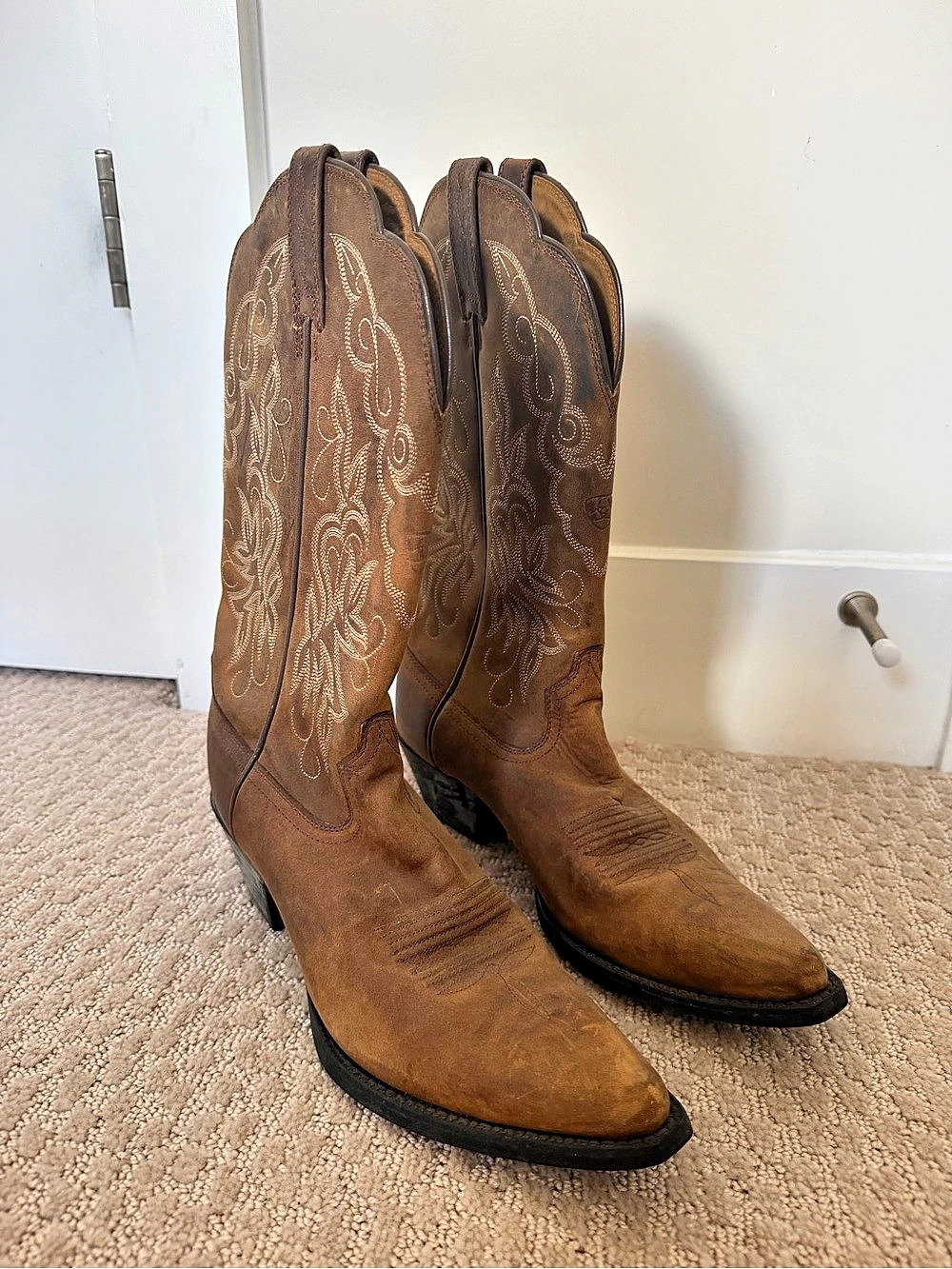 Ariat Steadfast Western Boot Brown Floral Boots